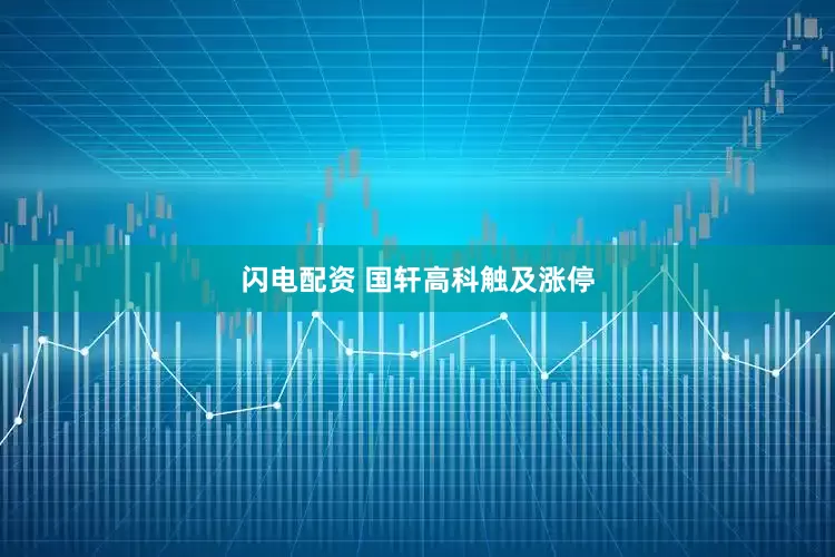 闪电配资 国轩高科触及涨停