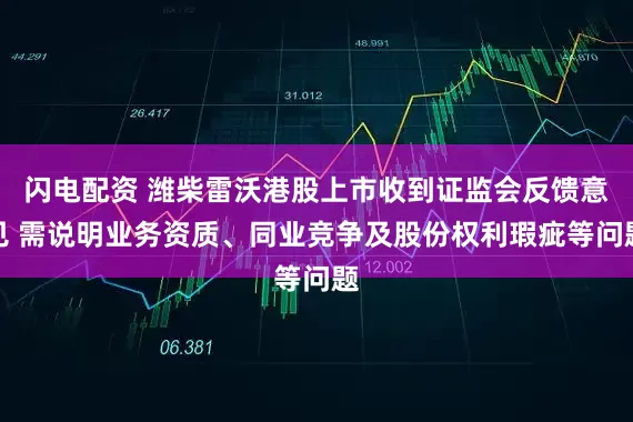 闪电配资 潍柴雷沃港股上市收到证监会反馈意见 需说明业务资质、同业竞争及股份权利瑕疵等问题